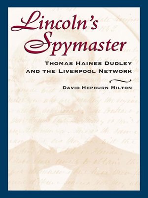 cover image of Lincoln's Spymaster